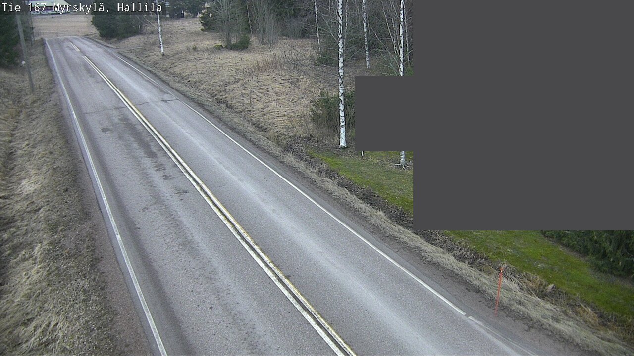 Weather Camera Image Väg 167 Myrskylä, Hallila, Myrskylä, Uusimaa