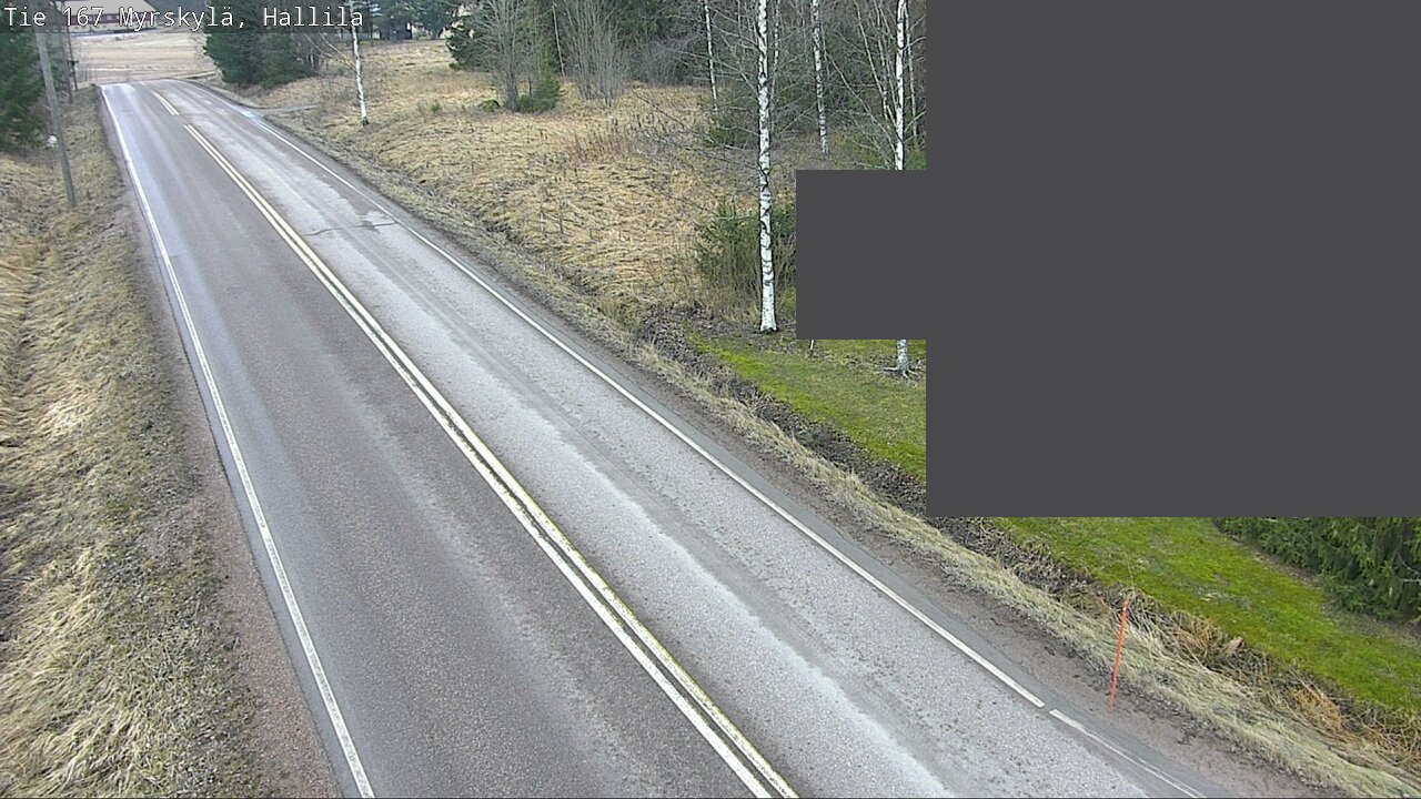 Weather Camera Image Road 167 Myrskylä, Hallila, Myrskylä, Uusimaa