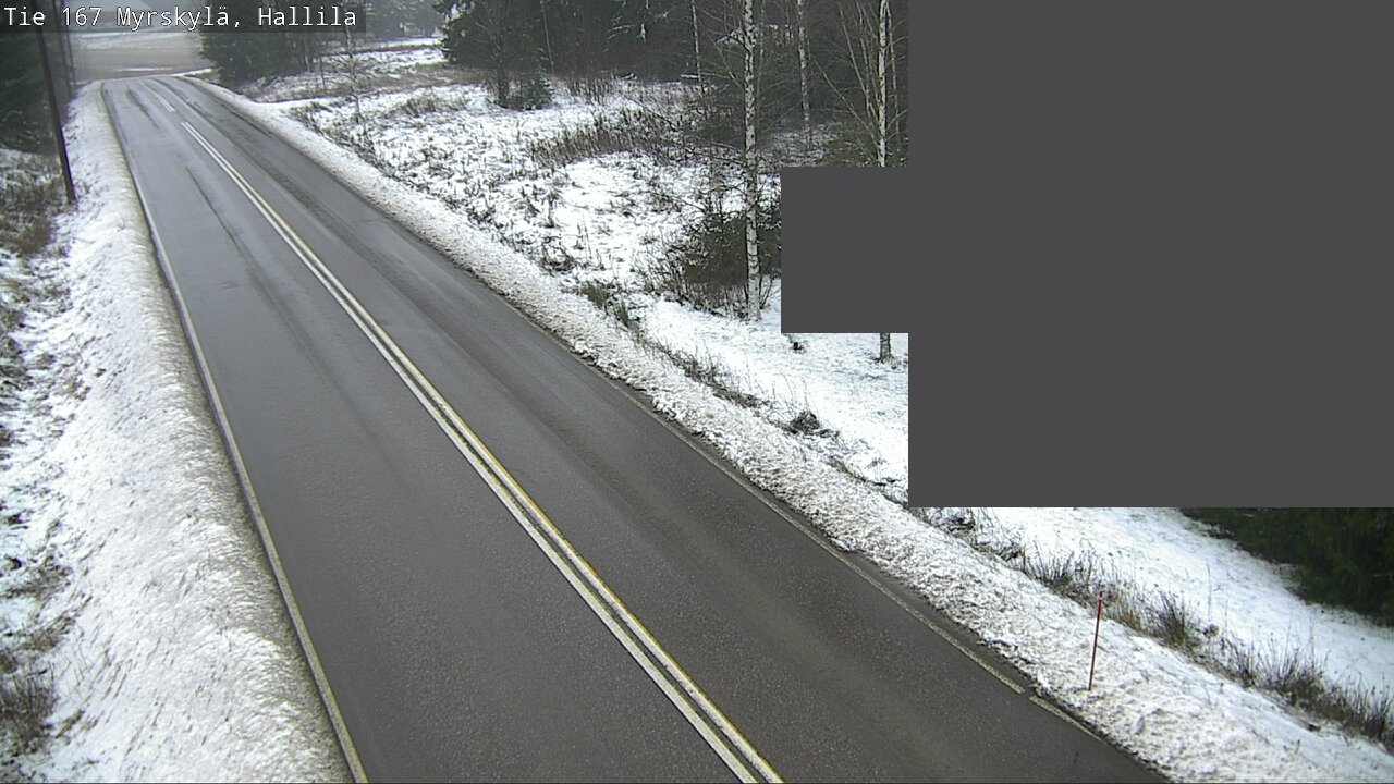 Weather Camera Image Road 167 Myrskylä, Hallila, Myrskylä, Uusimaa