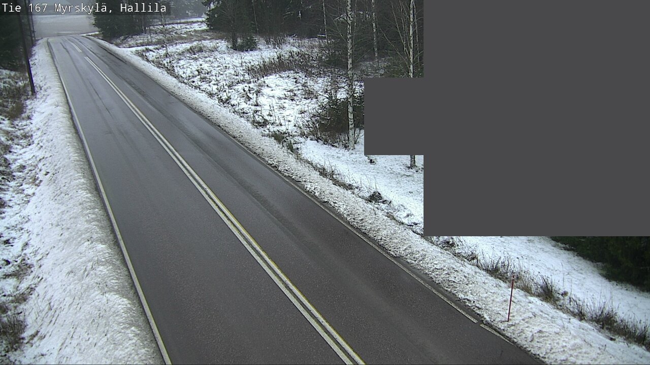 Weather Camera Image Road 167 Myrskylä, Hallila, Myrskylä, Uusimaa