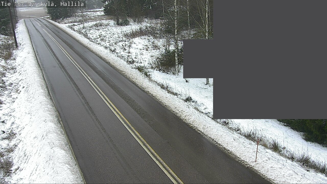 Weather Camera Image Road 167 Myrskylä, Hallila, Myrskylä, Uusimaa