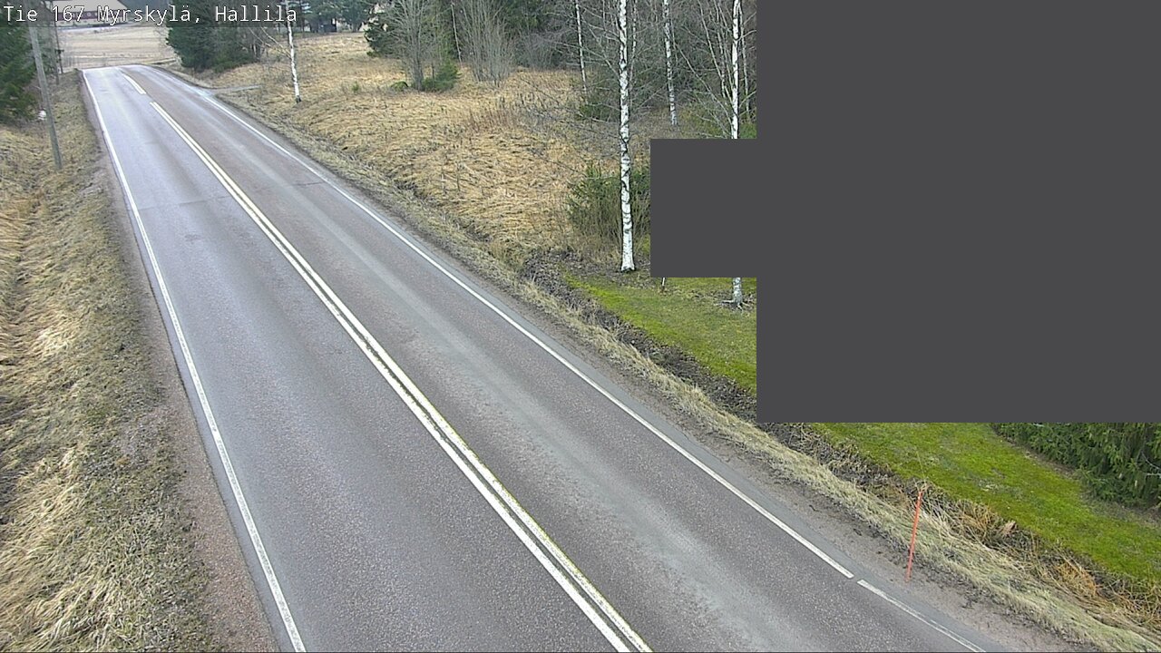 Weather Camera Image Road 167 Myrskylä, Hallila, Myrskylä, Uusimaa