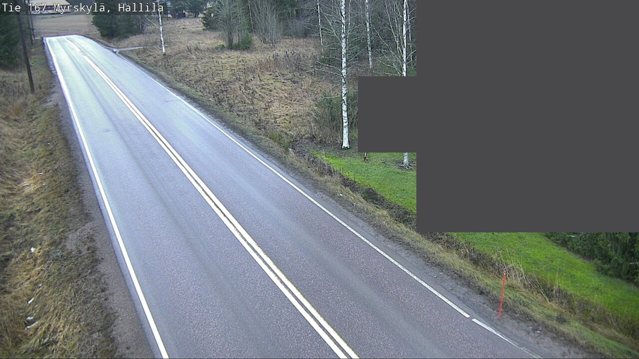 Weather Camera Image Väg 167 Myrskylä, Hallila, Myrskylä, Uusimaa