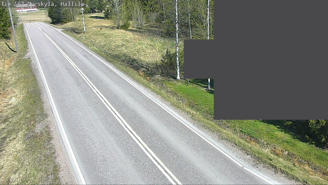 Weather Camera Image Väg 167 Myrskylä, Hallila, Myrskylä, Uusimaa