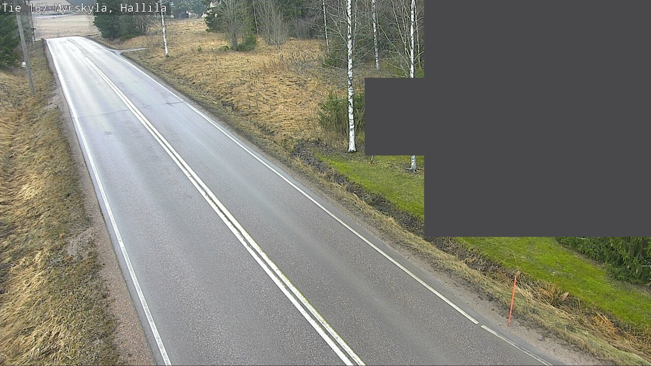 Weather Camera Image Road 167 Myrskylä, Hallila, Myrskylä, Uusimaa