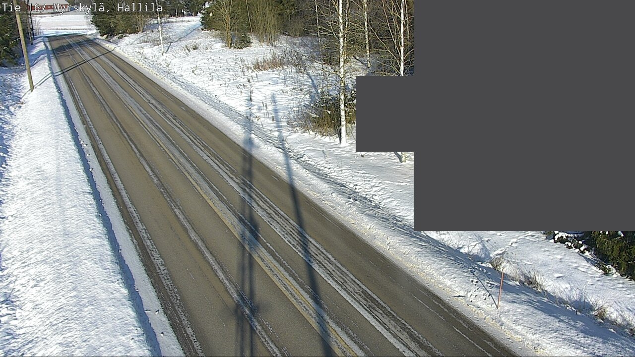 Weather Camera Image Road 167 Myrskylä, Hallila, Myrskylä, Uusimaa
