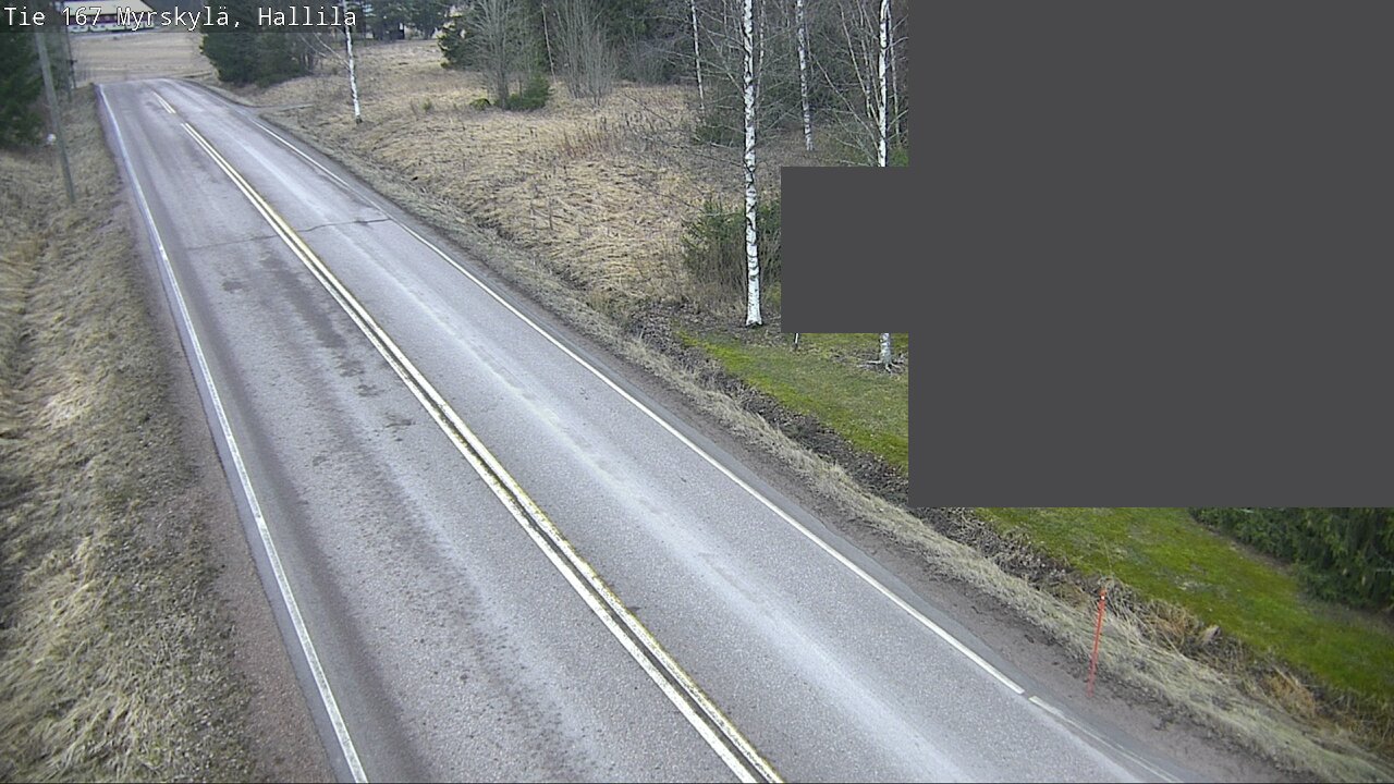 Weather Camera Image Väg 167 Myrskylä, Hallila, Myrskylä, Uusimaa