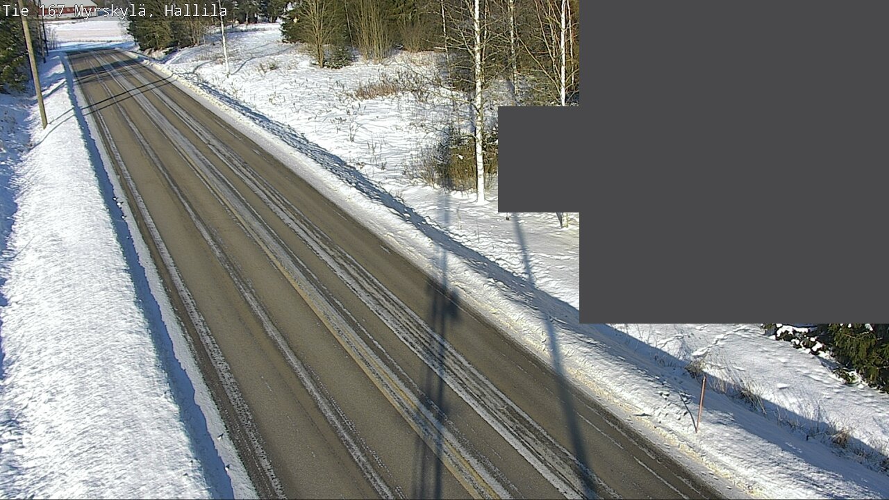 Weather Camera Image Road 167 Myrskylä, Hallila, Myrskylä, Uusimaa
