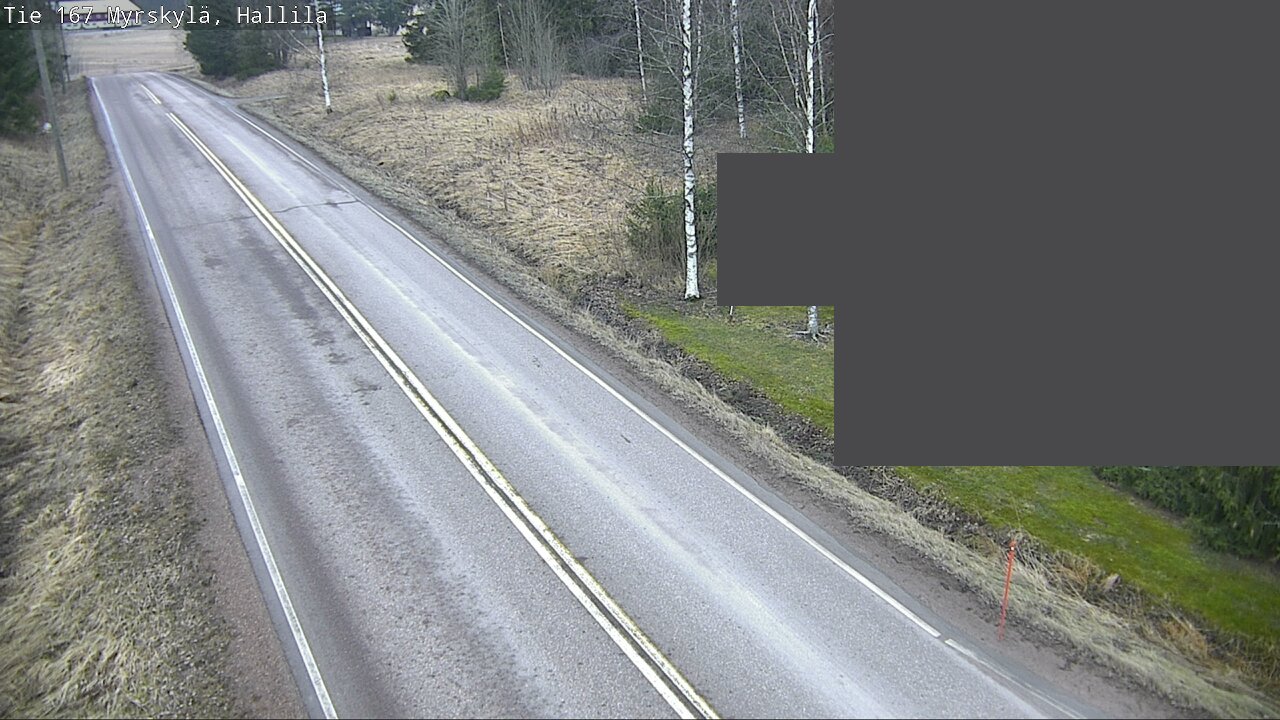 Weather Camera Image Väg 167 Myrskylä, Hallila, Myrskylä, Uusimaa