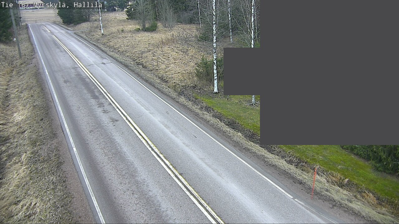 Weather Camera Image Road 167 Myrskylä, Hallila, Myrskylä, Uusimaa