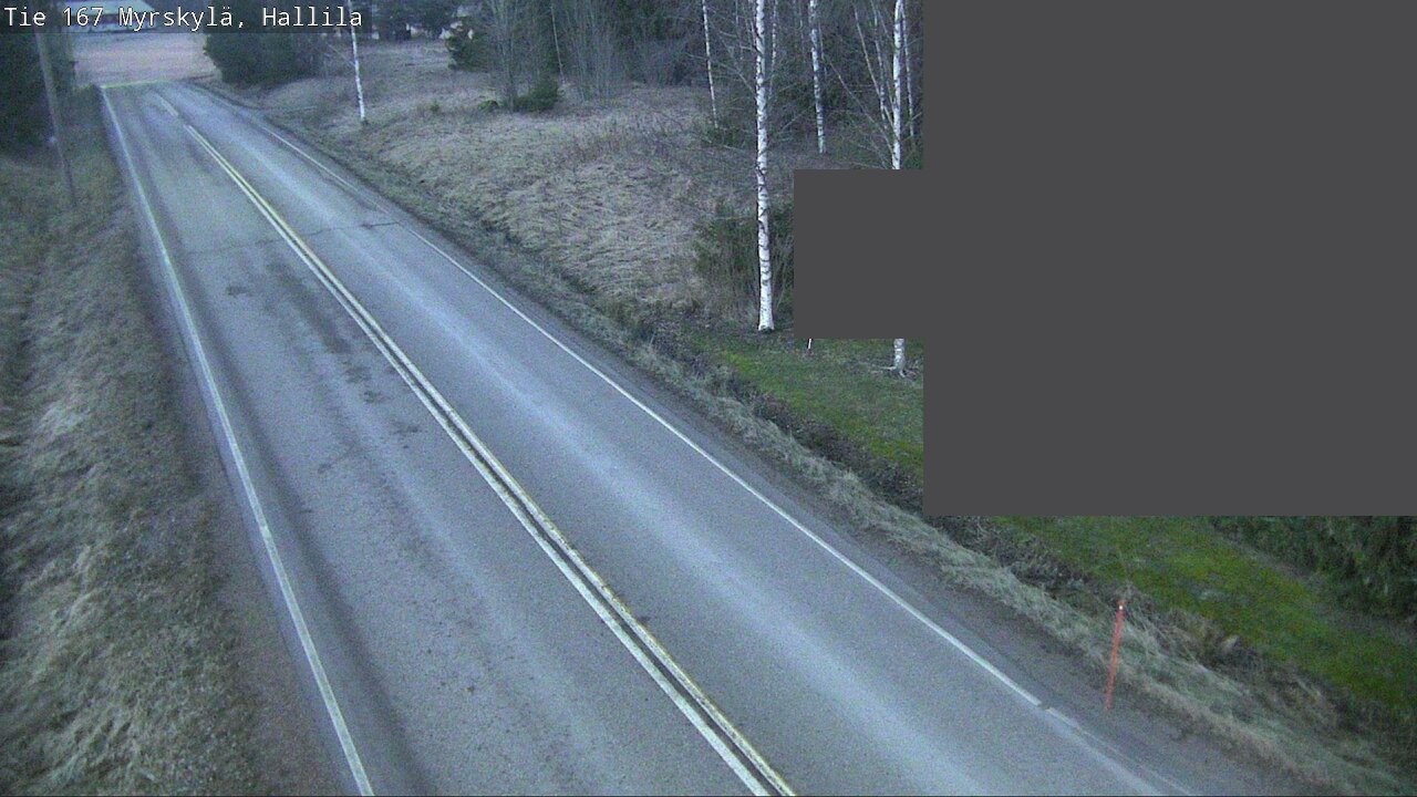 Weather Camera Image Väg 167 Myrskylä, Hallila, Myrskylä, Uusimaa