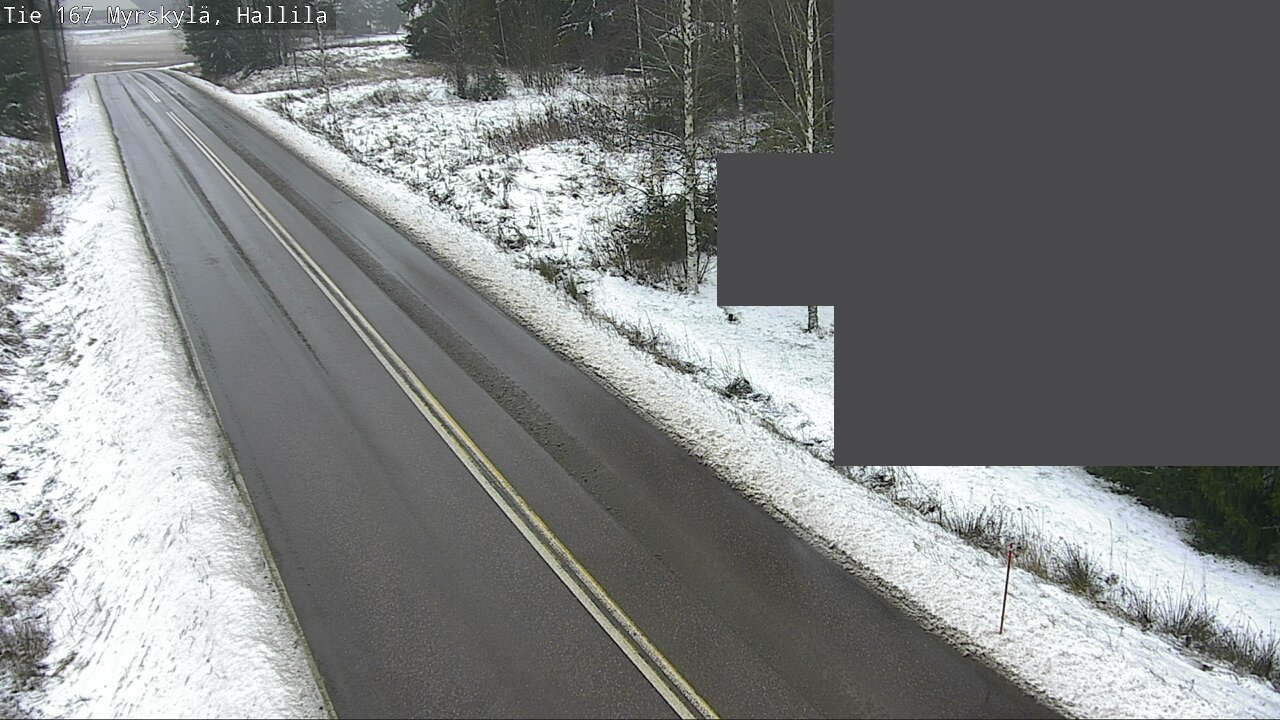 Weather Camera Image Road 167 Myrskylä, Hallila, Myrskylä, Uusimaa