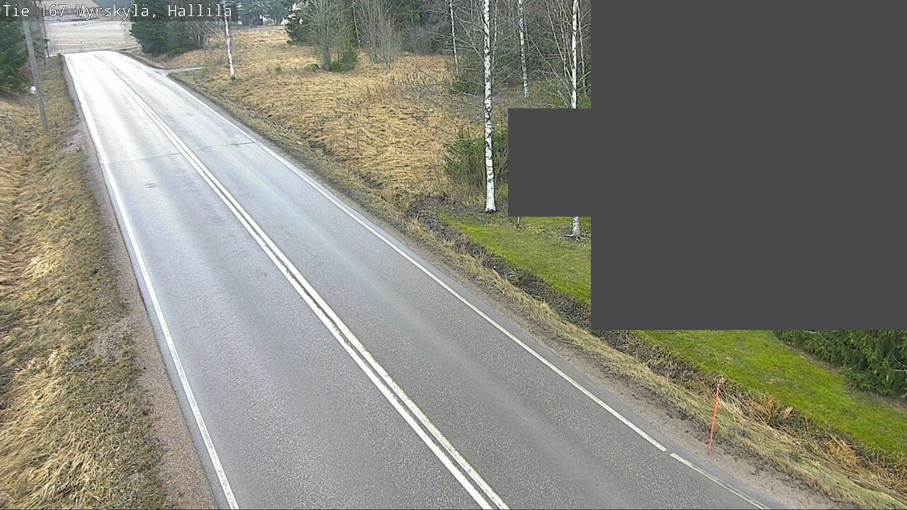 Weather Camera Image Road 167 Myrskylä, Hallila, Myrskylä, Uusimaa