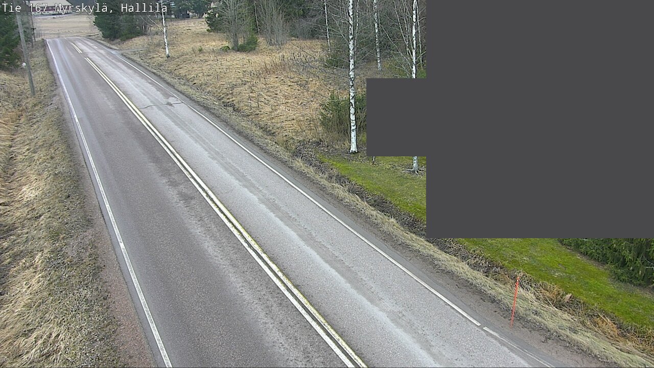 Weather Camera Image Road 167 Myrskylä, Hallila, Myrskylä, Uusimaa