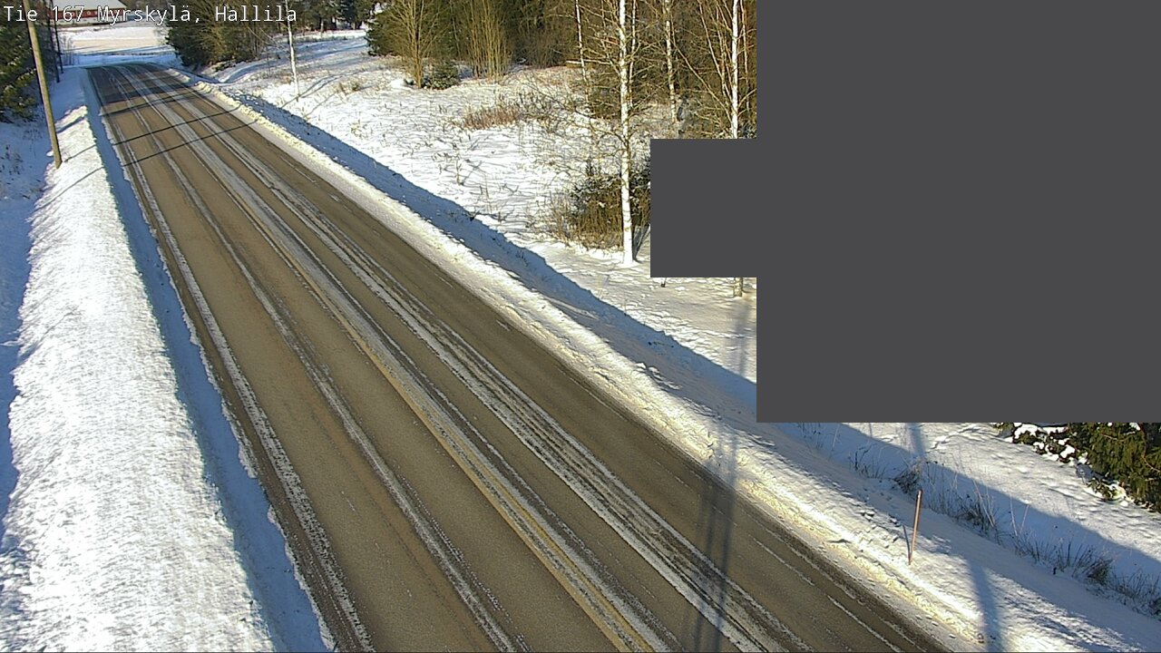 Weather Camera Image Road 167 Myrskylä, Hallila, Myrskylä, Uusimaa