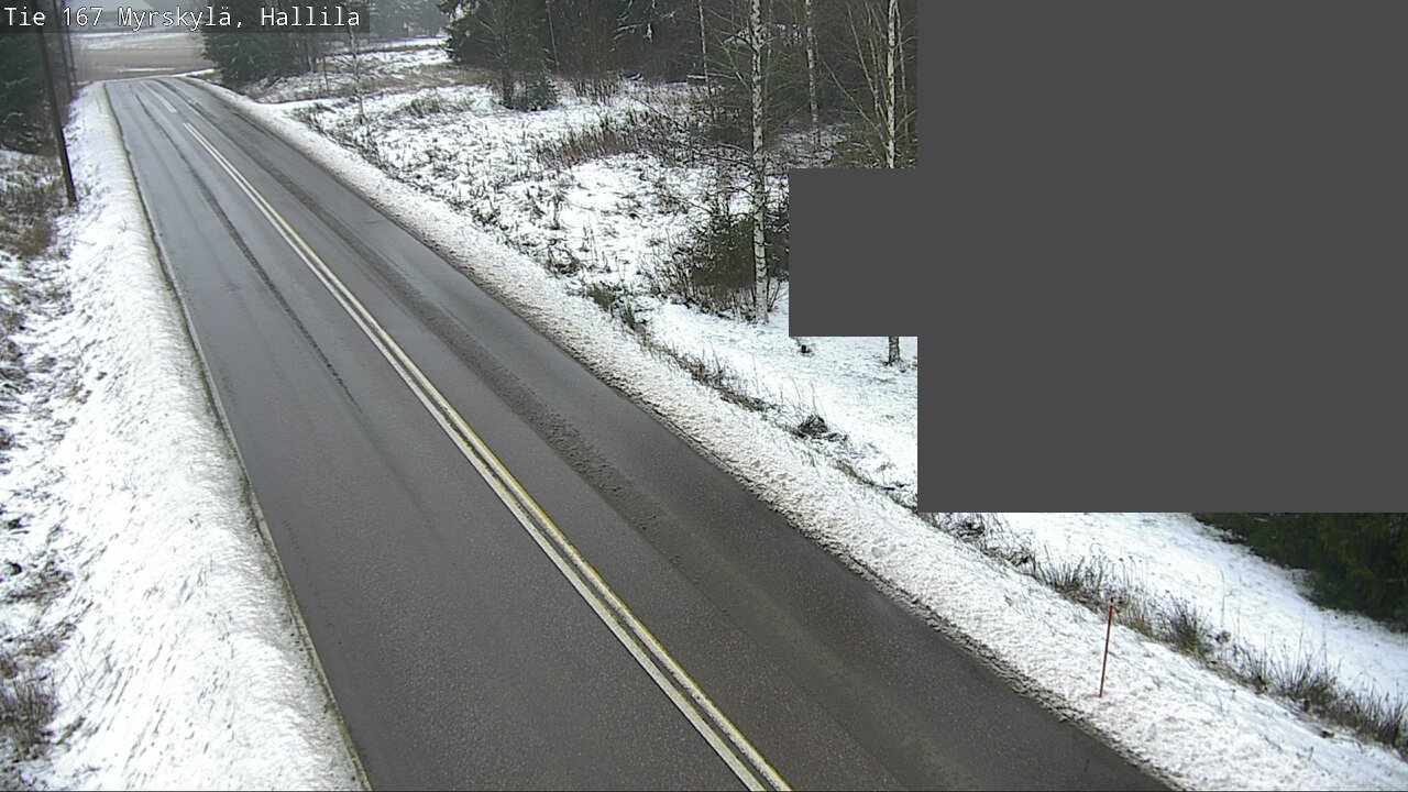Weather Camera Image Road 167 Myrskylä, Hallila, Myrskylä, Uusimaa