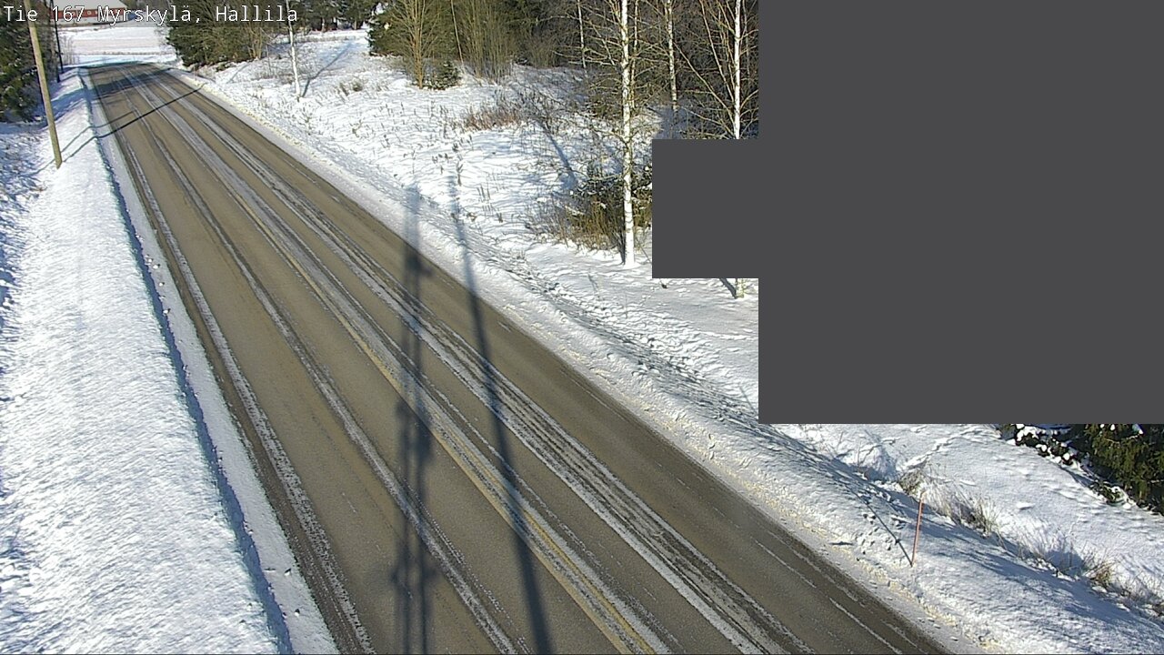 Weather Camera Image Road 167 Myrskylä, Hallila, Myrskylä, Uusimaa