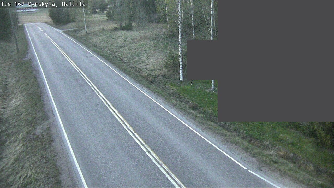 Weather Camera Image Road 167 Myrskylä, Hallila, Myrskylä, Uusimaa