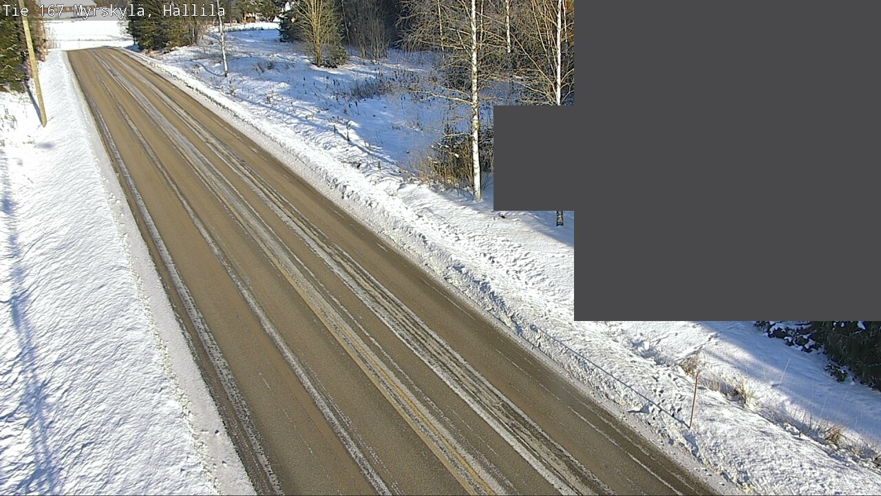 Weather Camera Image Road 167 Myrskylä, Hallila, Myrskylä, Uusimaa