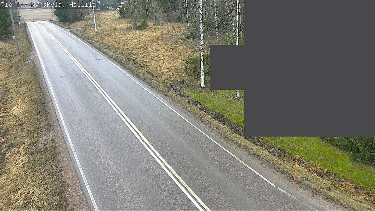Weather Camera Image Road 167 Myrskylä, Hallila, Myrskylä, Uusimaa