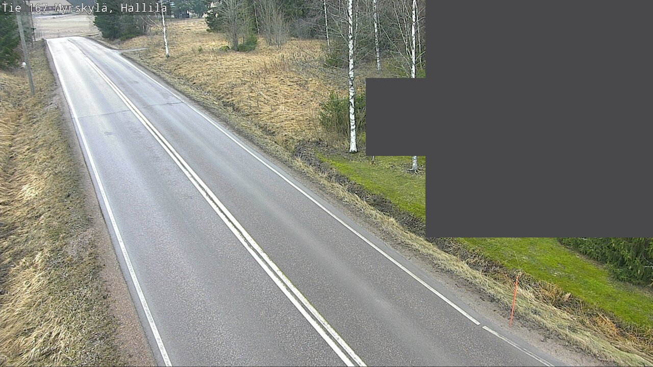 Weather Camera Image Road 167 Myrskylä, Hallila, Myrskylä, Uusimaa