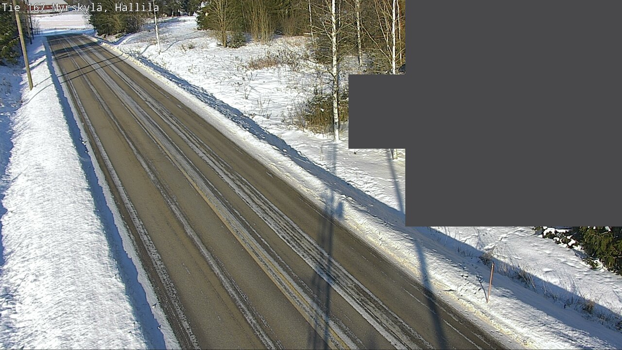 Weather Camera Image Road 167 Myrskylä, Hallila, Myrskylä, Uusimaa