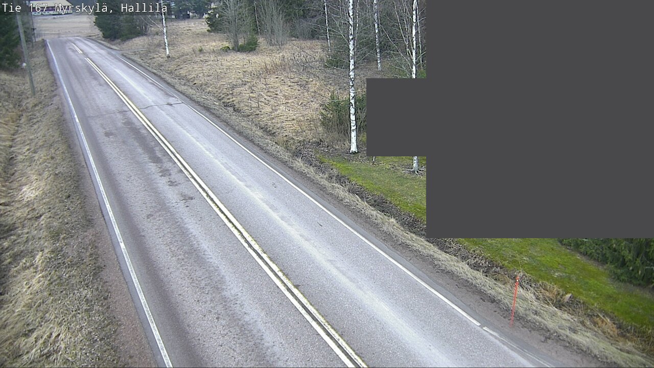 Weather Camera Image Väg 167 Myrskylä, Hallila, Myrskylä, Uusimaa