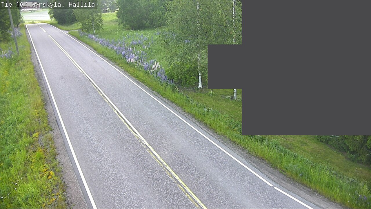 Weather Camera Image Road 167 Myrskylä, Hallila, Myrskylä, Uusimaa