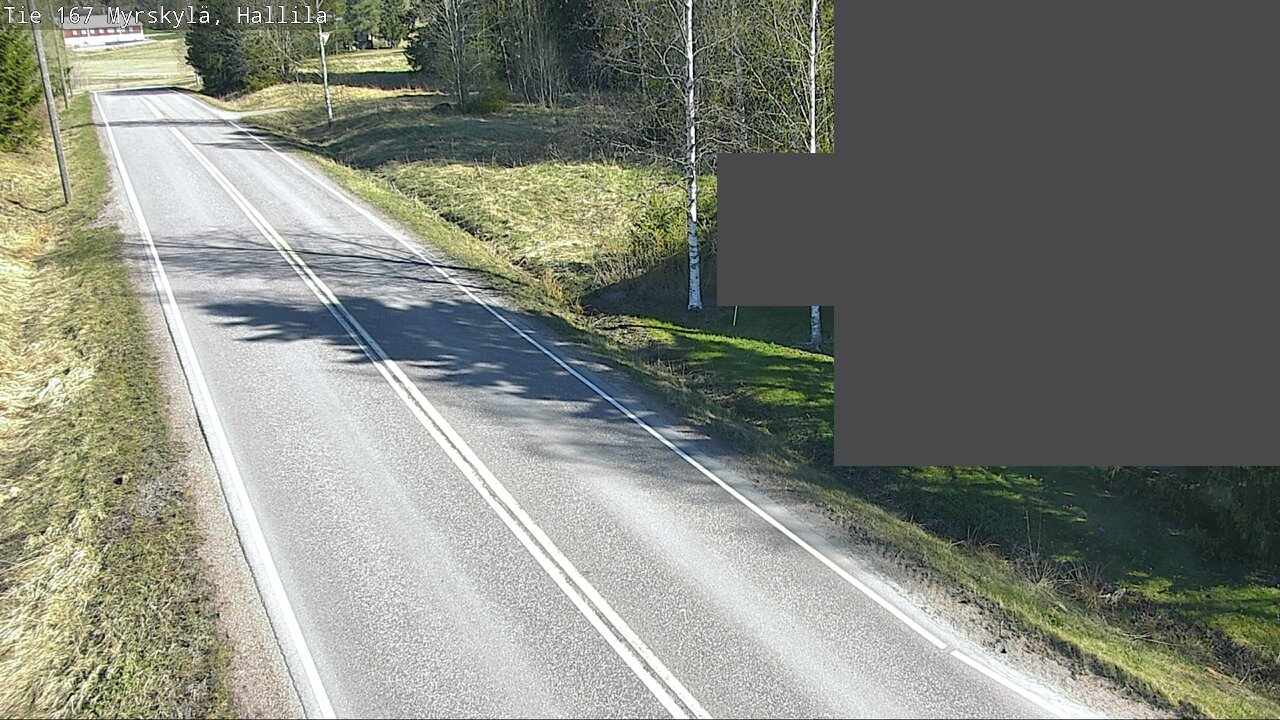 Weather Camera Image Väg 167 Myrskylä, Hallila, Myrskylä, Uusimaa