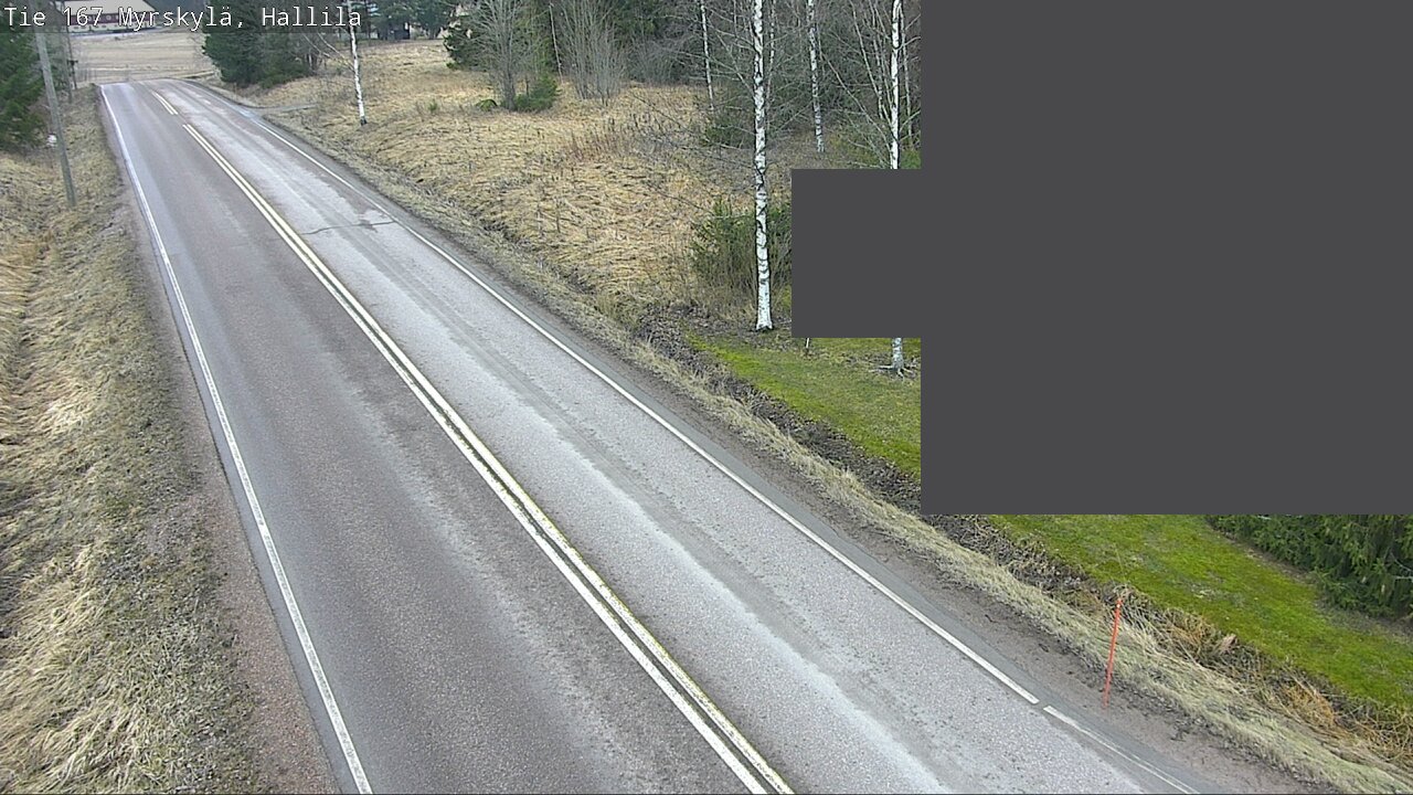 Weather Camera Image Road 167 Myrskylä, Hallila, Myrskylä, Uusimaa