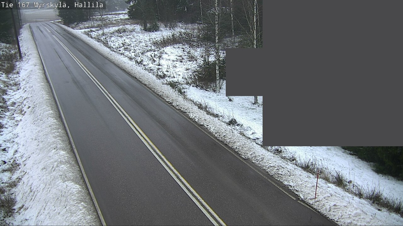 Weather Camera Image Road 167 Myrskylä, Hallila, Myrskylä, Uusimaa