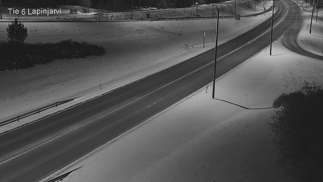 Weather Camera Image Väg 6 Lappträsk, Lapinjärvi, Uusimaa