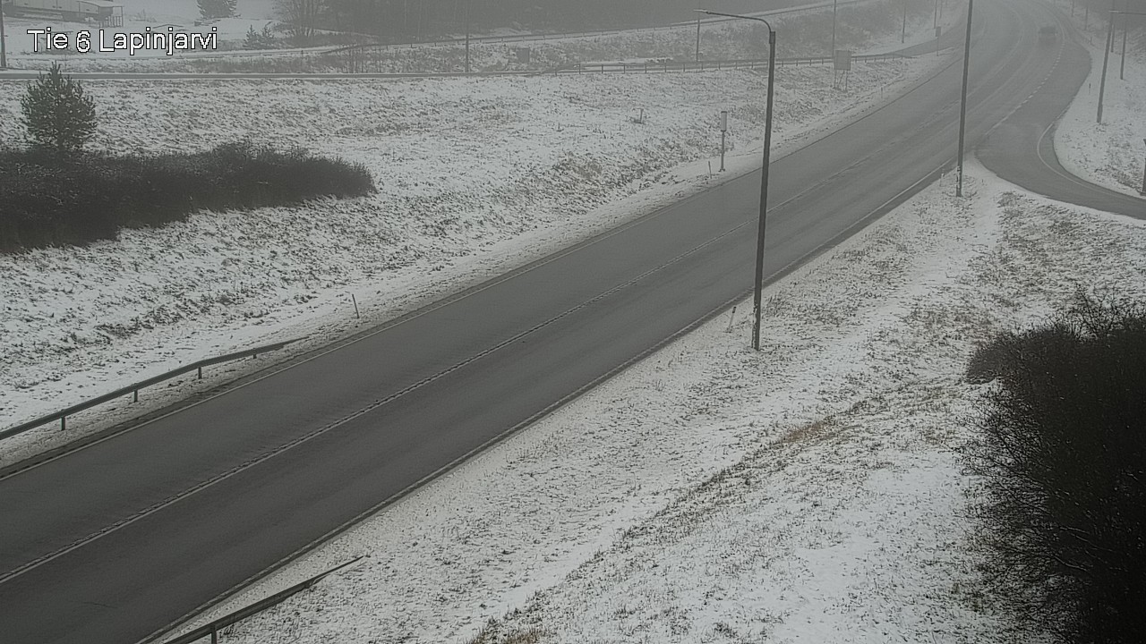 Weather Camera Image Väg 6 Lappträsk, Lapinjärvi, Uusimaa