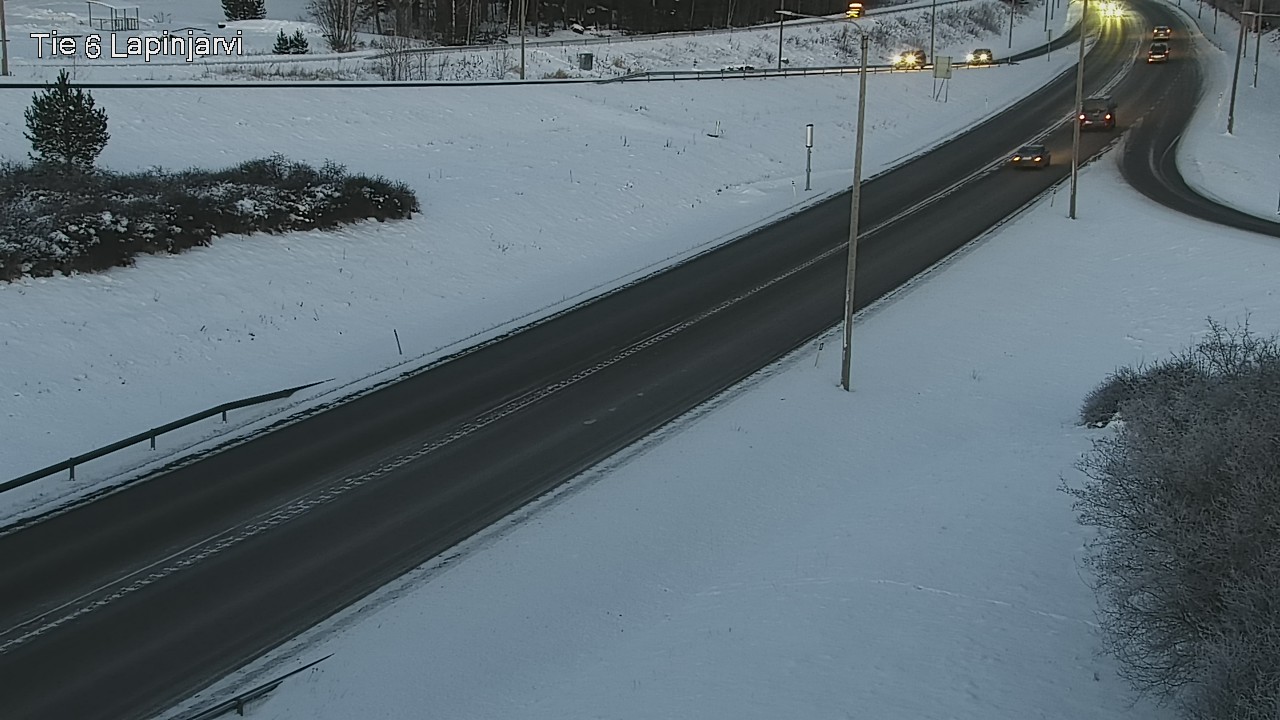 Weather Camera Image Väg 6 Lappträsk, Lapinjärvi, Uusimaa