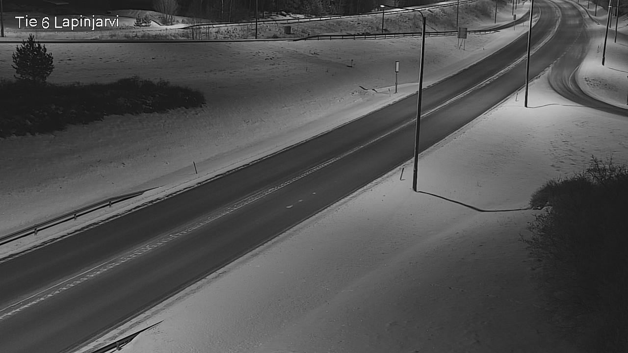 Weather Camera Image Väg 6 Lappträsk, Lapinjärvi, Uusimaa