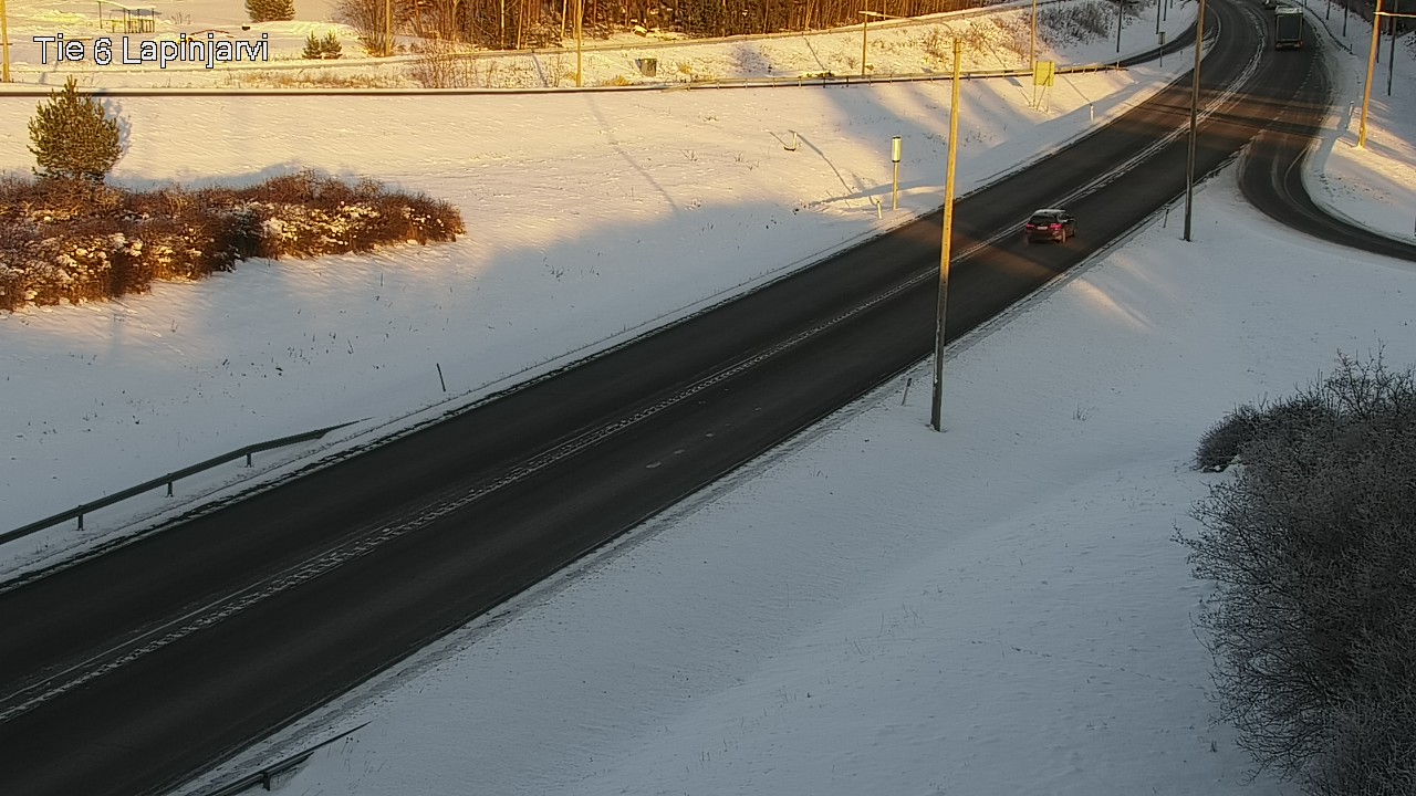 Weather Camera Image Väg 6 Lappträsk, Lapinjärvi, Uusimaa