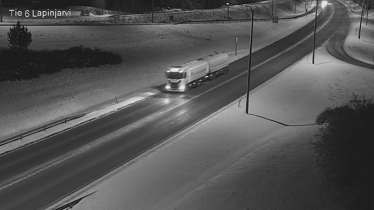 Weather Camera Image Väg 6 Lappträsk, Lapinjärvi, Uusimaa