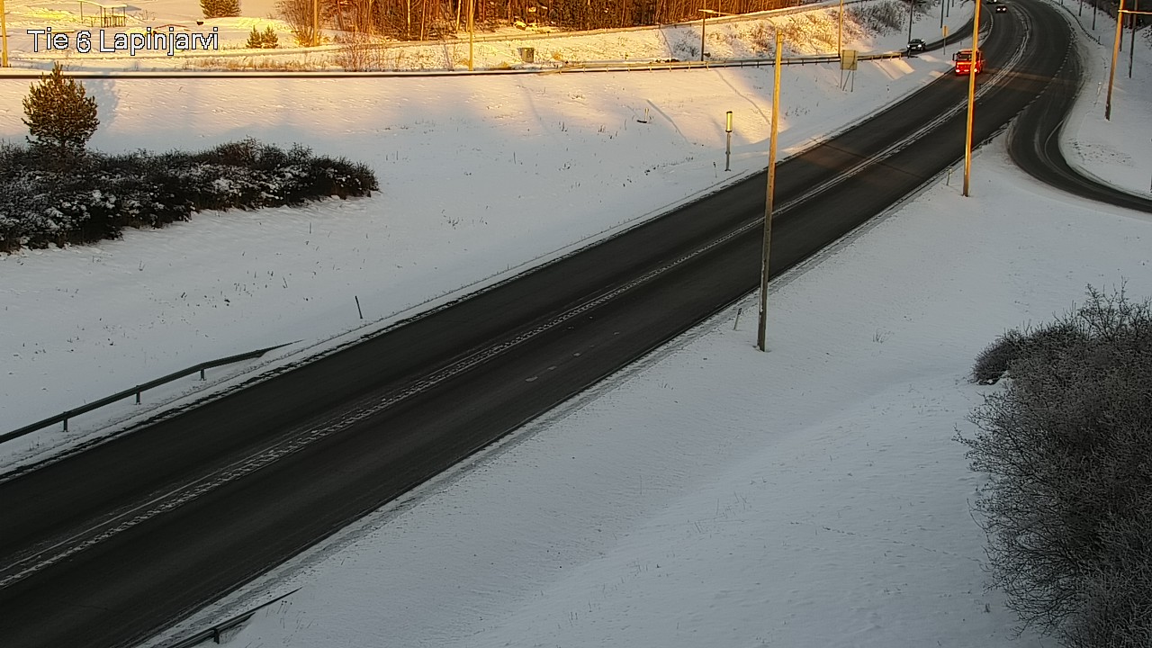 Weather Camera Image Väg 6 Lappträsk, Lapinjärvi, Uusimaa