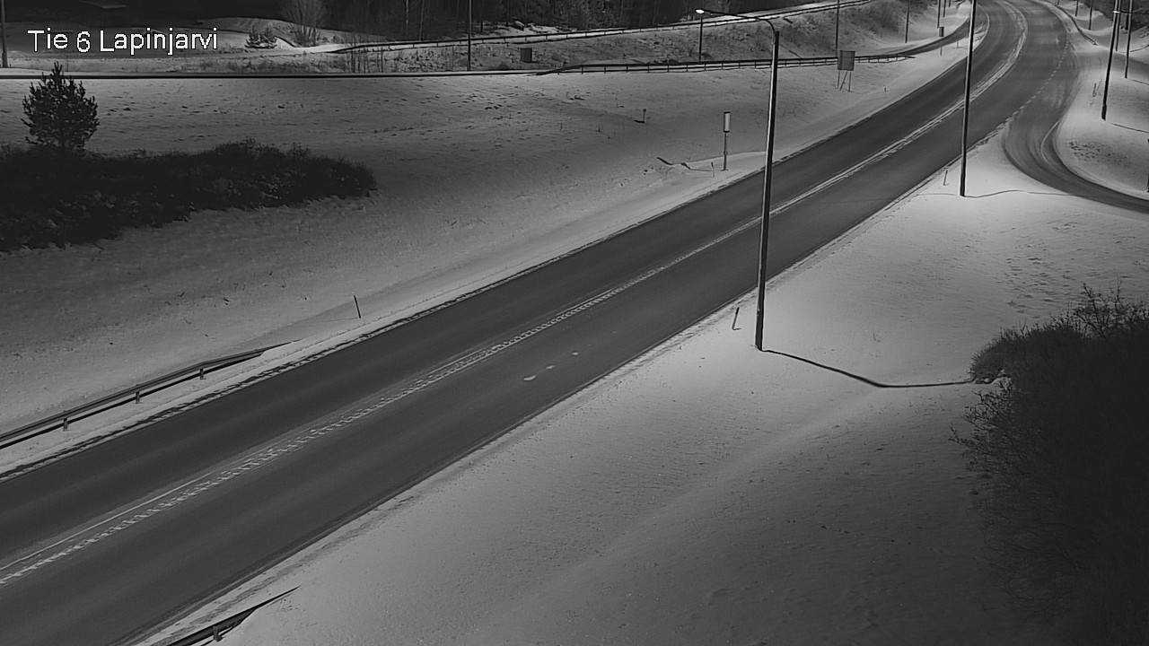 Weather Camera Image Väg 6 Lappträsk, Lapinjärvi, Uusimaa