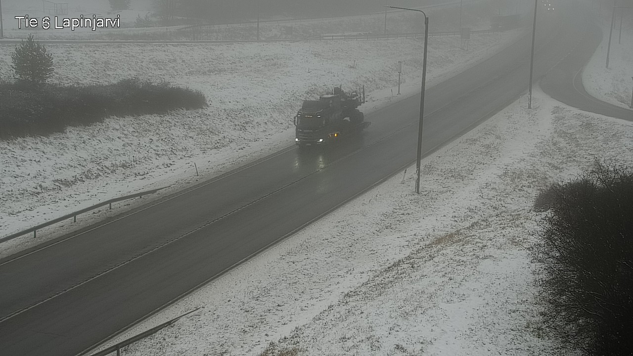 Weather Camera Image Väg 6 Lappträsk, Lapinjärvi, Uusimaa
