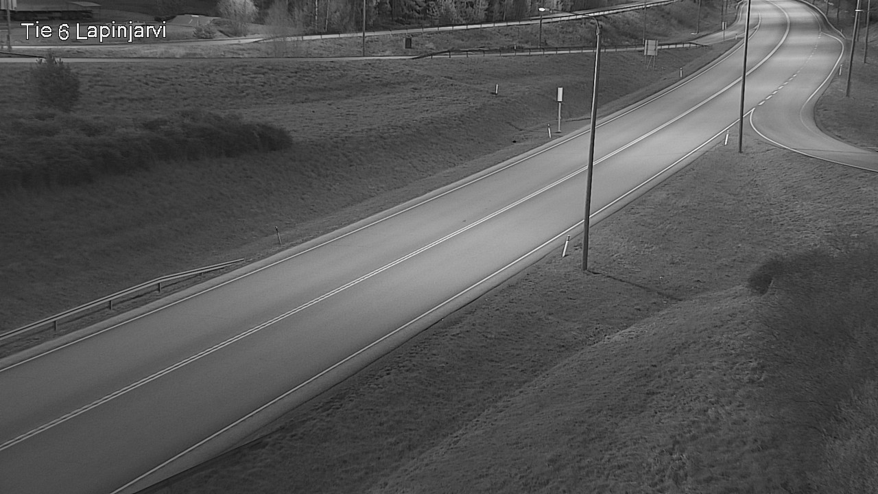 Weather Camera Image Väg 6 Lappträsk, Lapinjärvi, Uusimaa