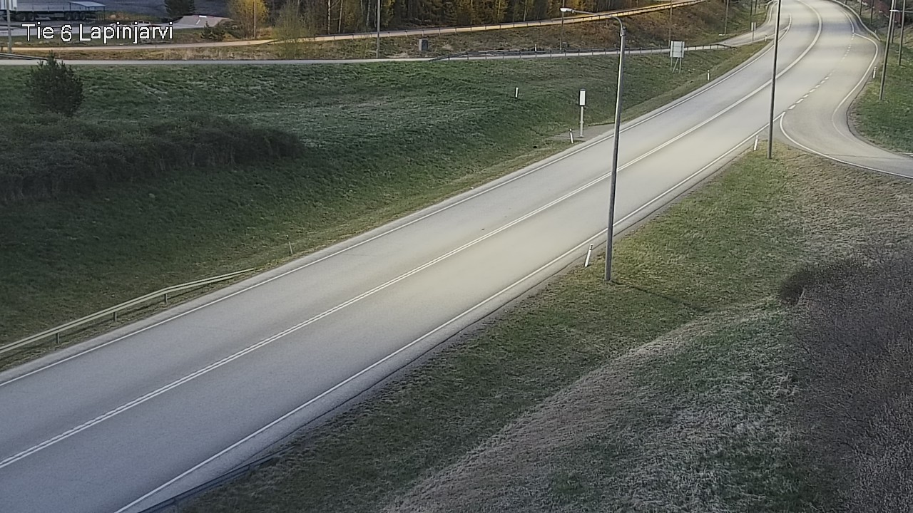 Weather Camera Image Väg 6 Lappträsk, Lapinjärvi, Uusimaa