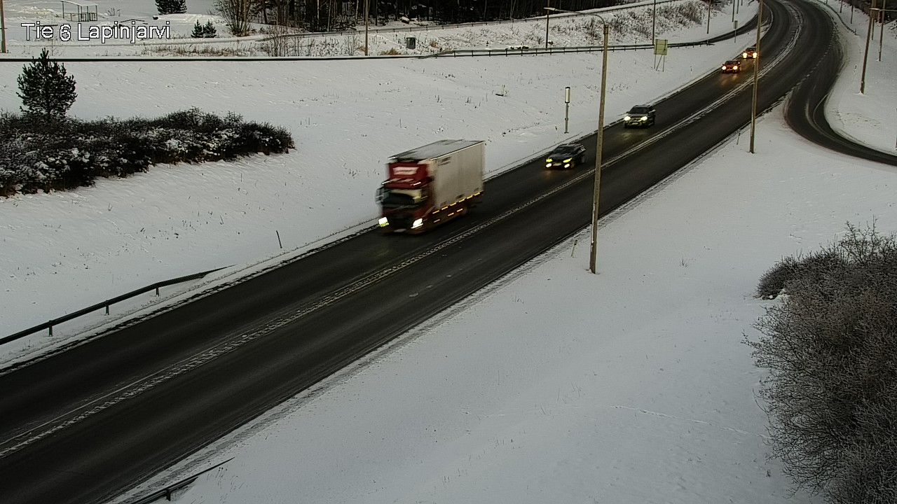 Weather Camera Image Väg 6 Lappträsk, Lapinjärvi, Uusimaa