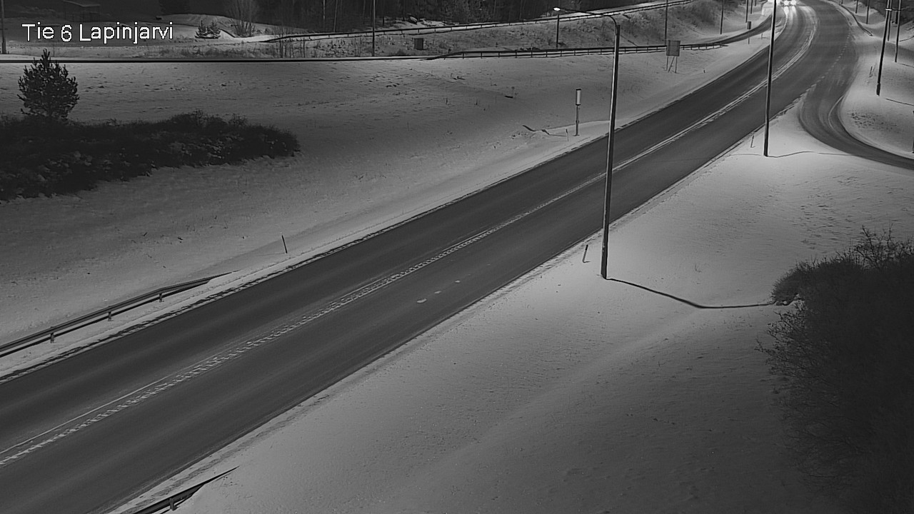 Weather Camera Image Väg 6 Lappträsk, Lapinjärvi, Uusimaa