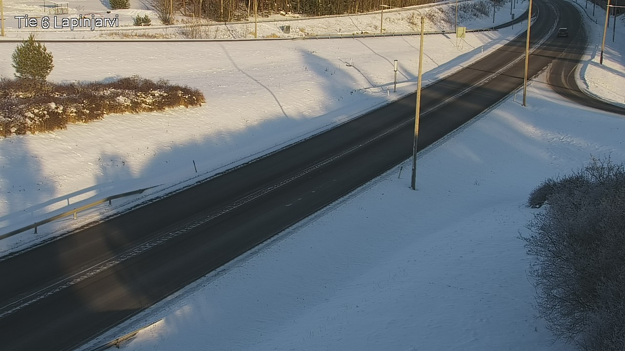 Weather Camera Image Väg 6 Lappträsk, Lapinjärvi, Uusimaa