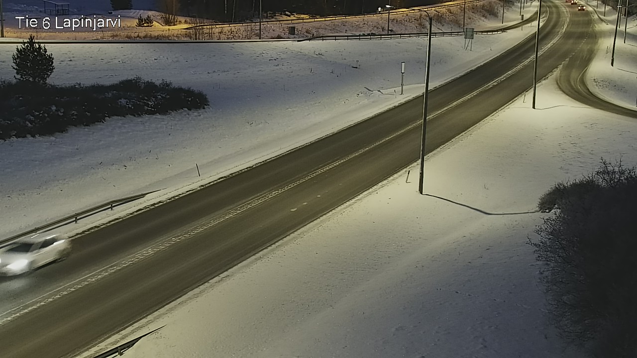 Weather Camera Image Väg 6 Lappträsk, Lapinjärvi, Uusimaa