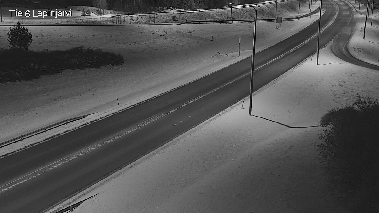 Weather Camera Image Väg 6 Lappträsk, Lapinjärvi, Uusimaa