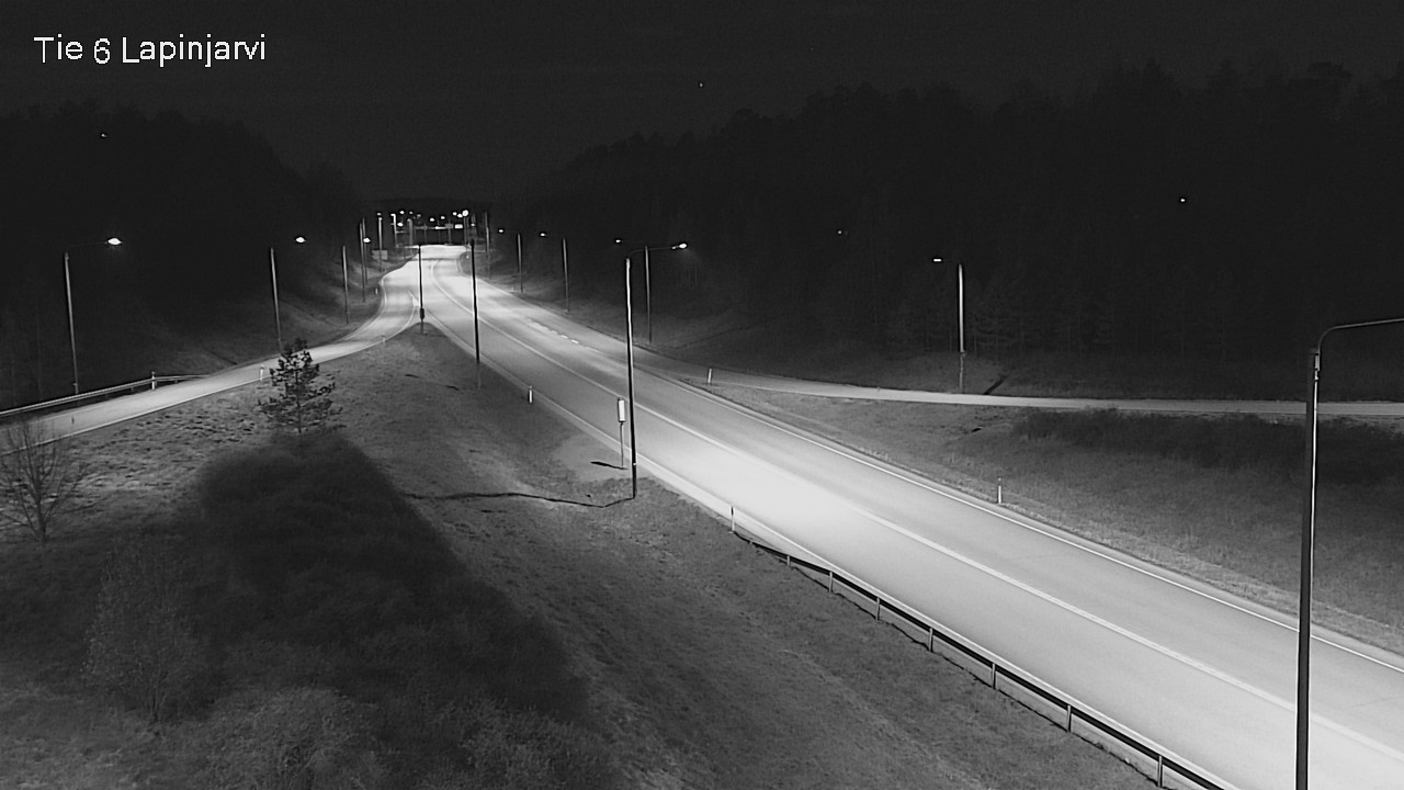 Weather Camera Image Väg 6 Lappträsk, Lapinjärvi, Uusimaa