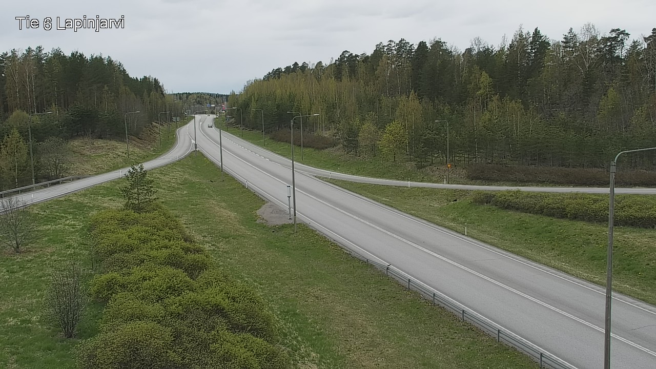 Weather Camera Image Väg 6 Lappträsk, Lapinjärvi, Uusimaa