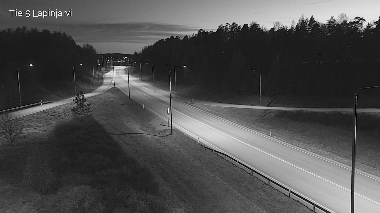 Weather Camera Image Väg 6 Lappträsk, Lapinjärvi, Uusimaa